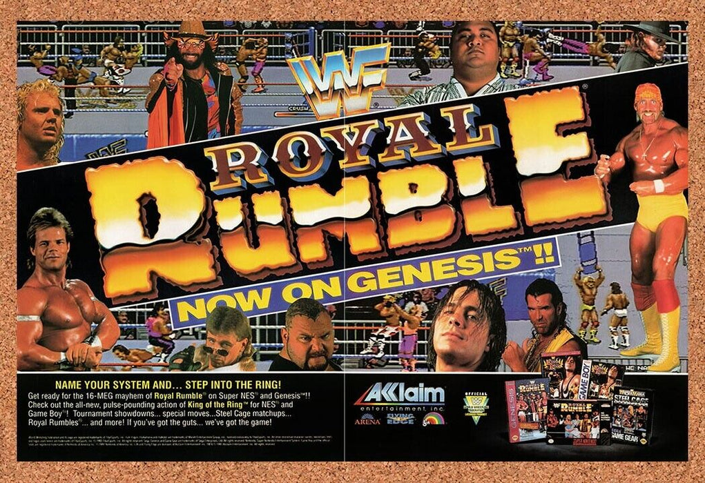 1993 WWF Royal Rumble Genesis Original Ad v5 - for just $21.49! 