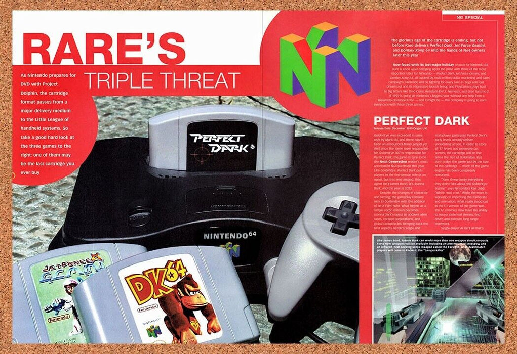 2000 Rare's Nintendo 64 Games Original Ad - for just $21.49! 