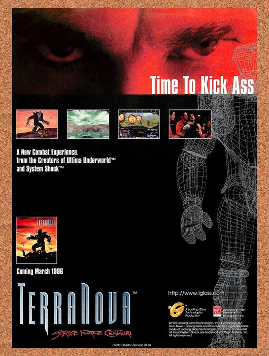 1996 Terra Nova Strike Force Centauri PC Original Ad v3 - for just $17.99! 