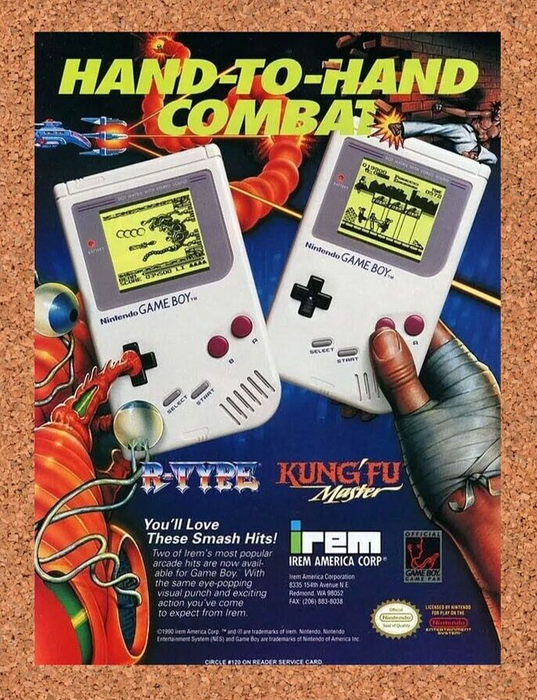 1992 R-Type Gameboy Original Ad - for just $17.99! 