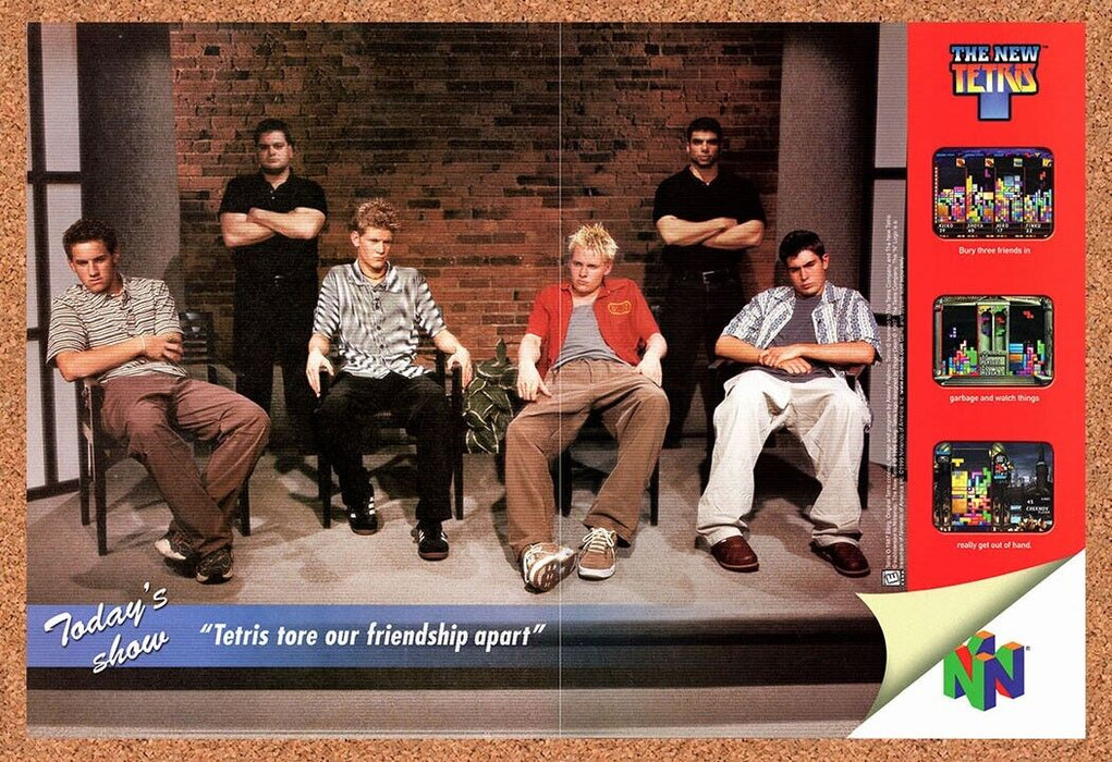1999 The New Tetris N64 Original Jerry Springer Talkshow Ad - for just $21.49! 