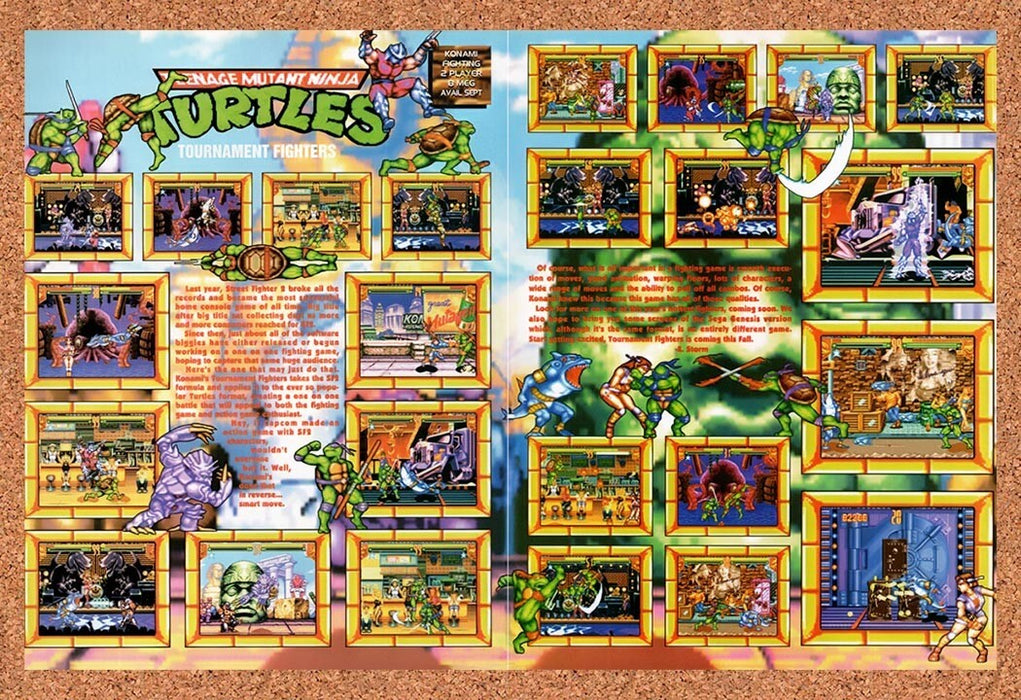 1993 TMNT Tournament Fighters SNES Original Ad v6 - for just $22.49! 