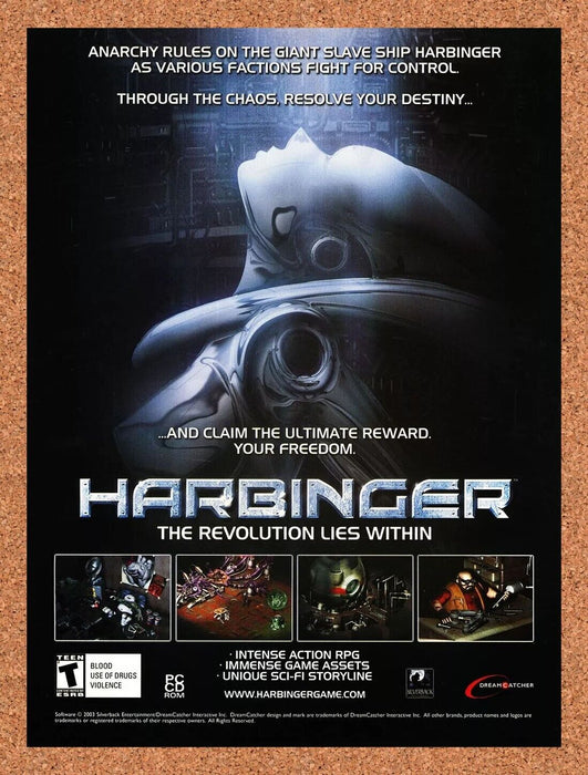 2005 Harbinger The Revolution Within PC Original Ad - for just $17.99! 