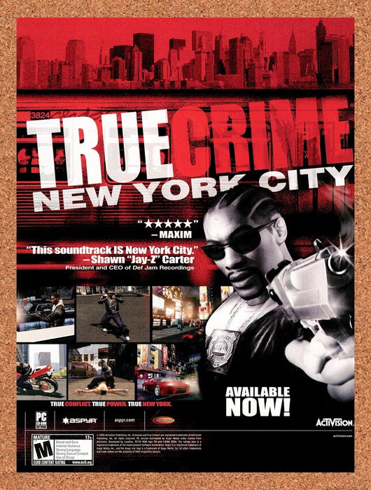 2006 True Crime New York City PC Original Ad v2 - for just $19.49! 