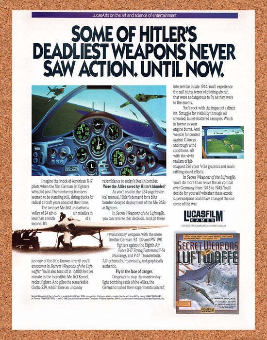 2004 Secret Weapons Of the Luftwaffe Original Ad - for just $17.99! 