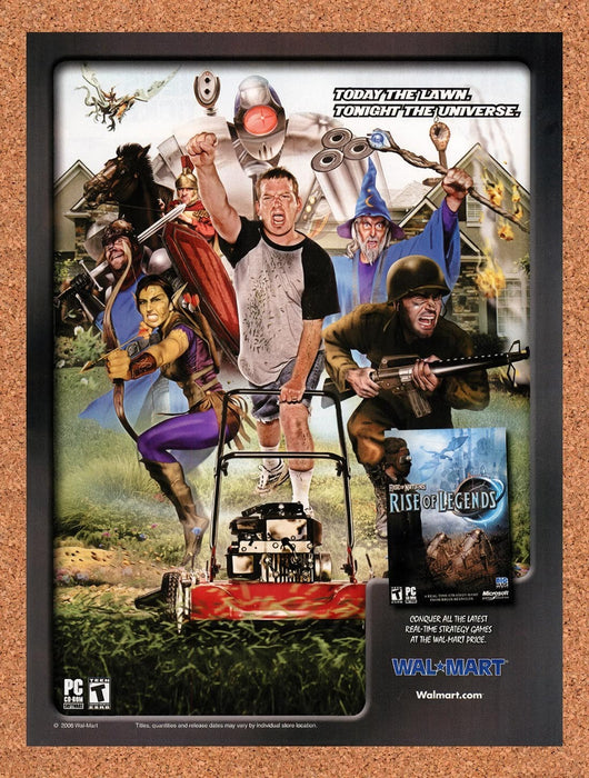 2006 Rise Of Nations Rise Of Legends Wal-Mart Original Advertisement v3 - for just $19.49! 