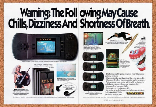 1990 Atari Lynx Console Original Ad v3 - for just $21.69! 
