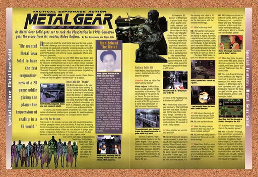 1997 MGS 1 Kojima Interview Original Ad v7 - for just $18.27! 