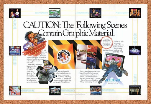 1991 Accolade PC Games Original Ad v1 - for just $21.49! 
