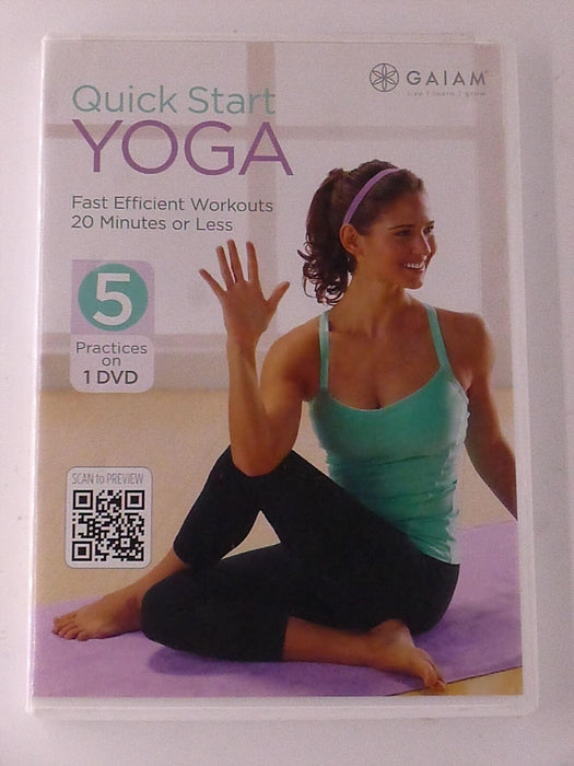 Quick Start Yoga (DVD, Gaiam, exercise) - J0806 - for just $1.99! 