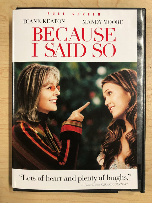 Because I Said So (DVD, 2007, Full Frame) - K9 - for just $1.99! 