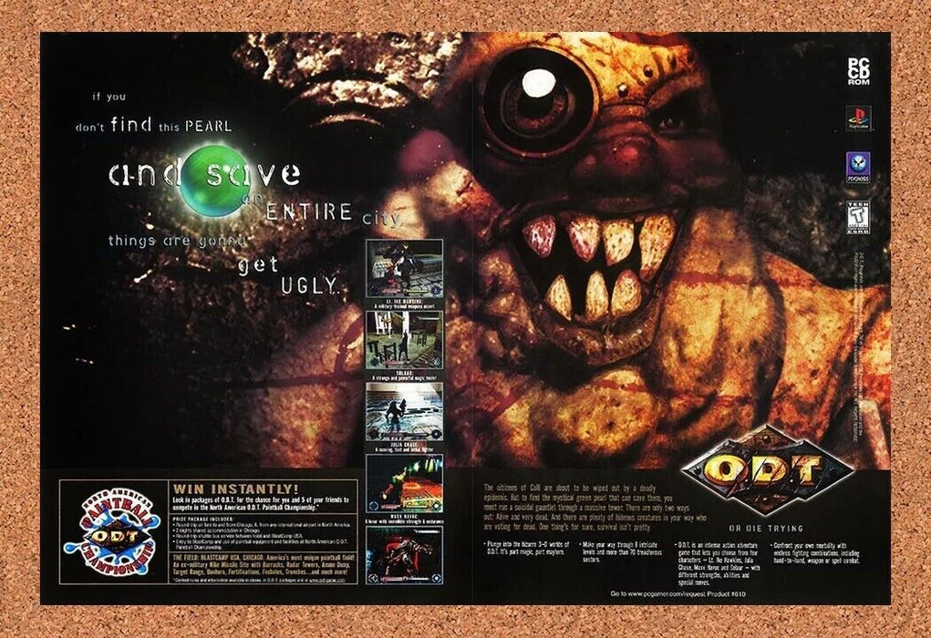 2000 ODT Or Die Trying PC Original Ad - for just $21.49! 