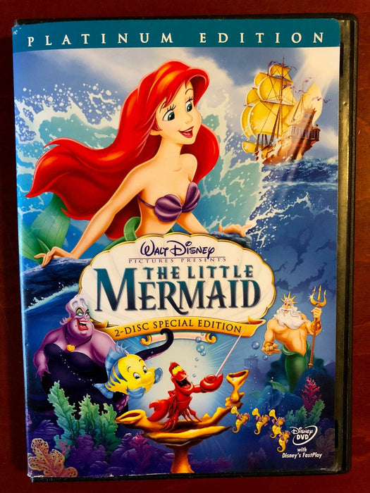 The Little Mermaid (DVD, 1989, Disney, Platinum Edition) - STK - for just $4.99! 