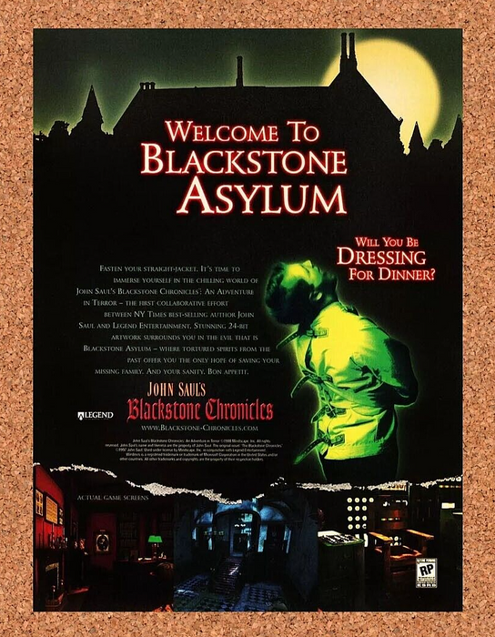 2000 Blackstone Chronicles PC Original Ad - for just $17.99! 