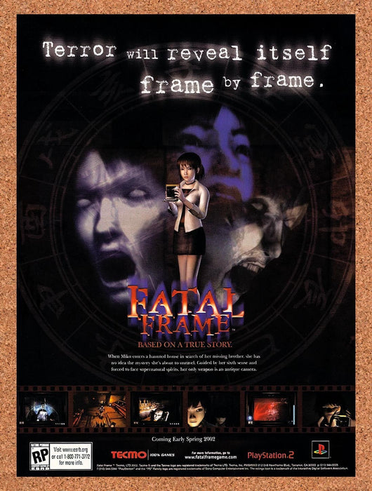2002 Fatal Frame PS2 Original Advertisement v1 - for just $19.99! 