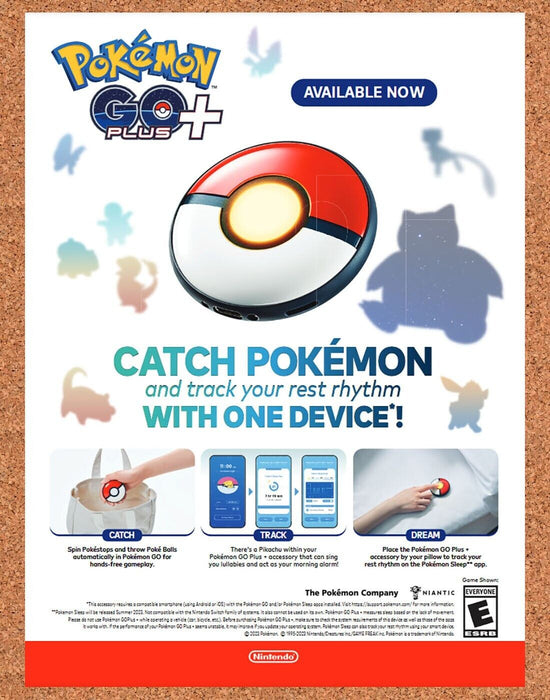 2023 Pokemon Go Plus Mobile Original Ad v4 - for just $17.99! 