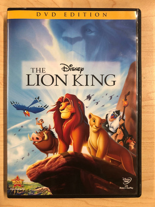 The Lion King (DVD, 1994, Disney) - L05 - for just $3.99! 