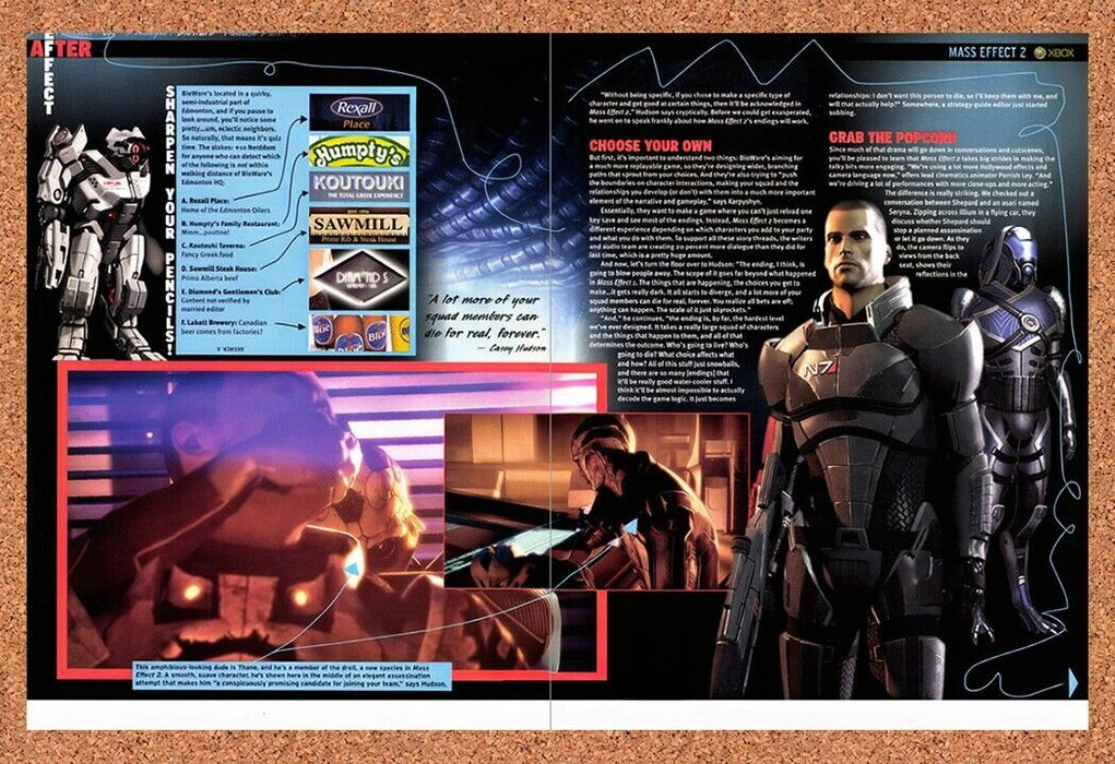 2009 Mass Effect 2 Xbox 360 Original Ad v3 - for just $18.27! 