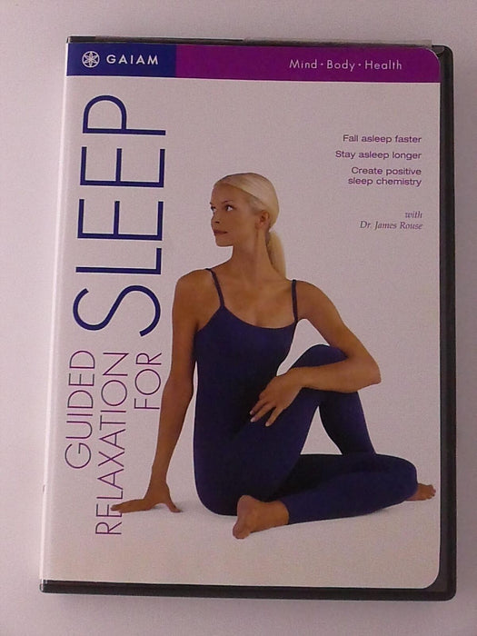 Guided Relaxation for Sleep (DVD, Gaiam, exercise) - K0303 - for just $3.50! 