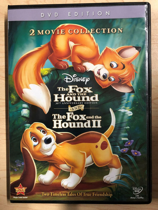The Fox and the Hound - The Fox and the Hound II (DVD, Disney, 2-film) - K6 - for just $5.99! 