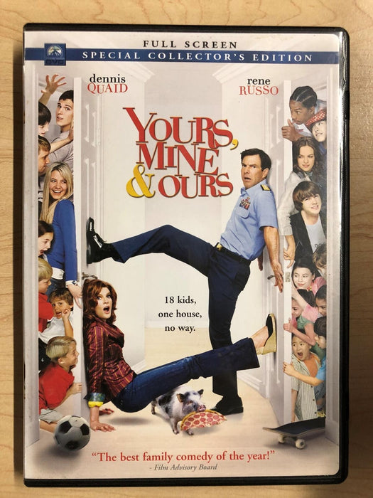 Yours, Mine and Ours (DVD, 2005, Full Frame) - L01 - for just $1.99! 