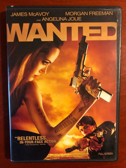 Wanted (DVD, 2008, Full Screen) - K0428 - for just $1.99! 