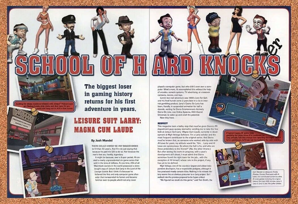 2005 Leisure Suit Larry Magna Cum PC Original Ad v3 - for just $22.49! 