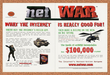 1997 Net War PC Original Sweepstakes Ad - for just $21.49! 