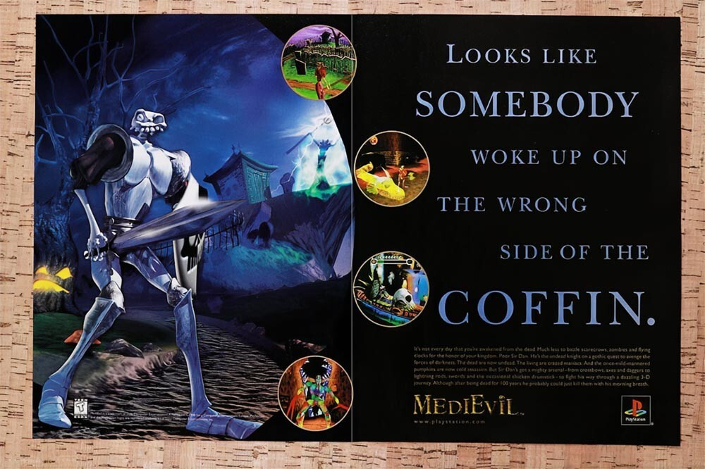 1998 Medieval PS1 Original Ad v3 - for just $21.49! 