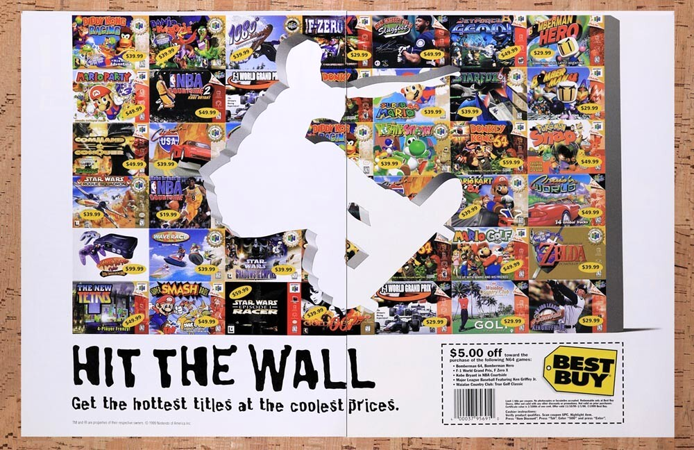 1999 Best Buy N64 Games Rebate Original Ad v5 - for just $21.49! 