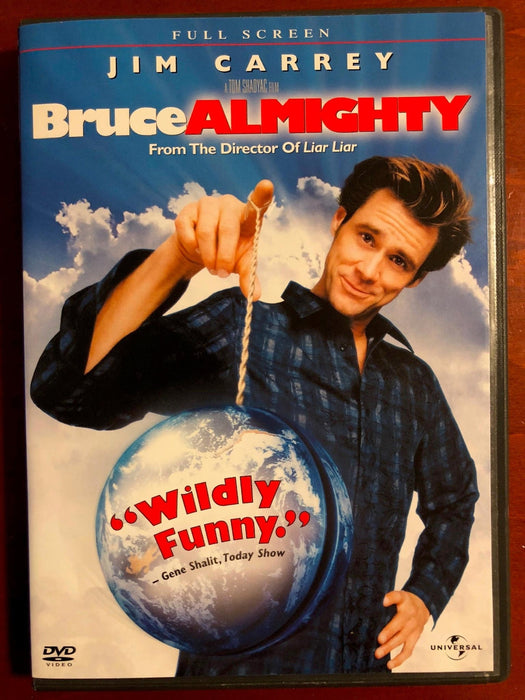 Bruce Almighty (DVD, 2003, Full Frame) - J1105 - for just $1.99! 