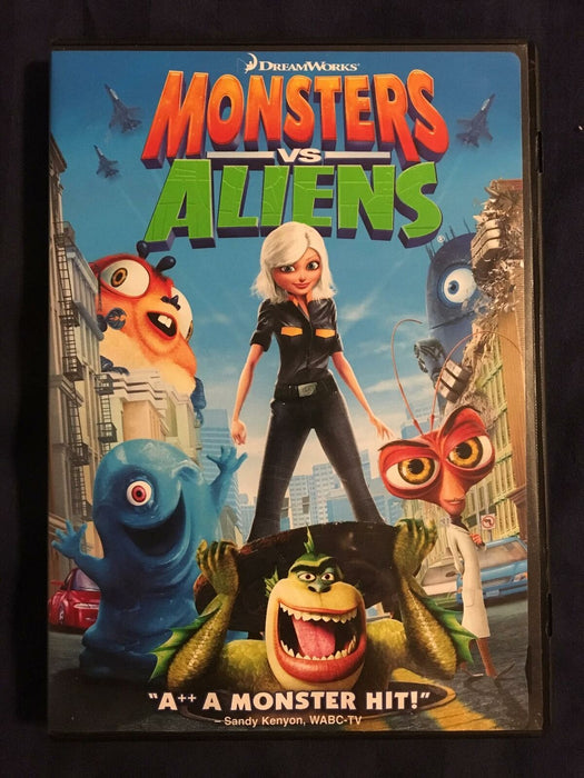 Monsters vs. Aliens (DVD, 2009) - L01 - for just $1.99! 