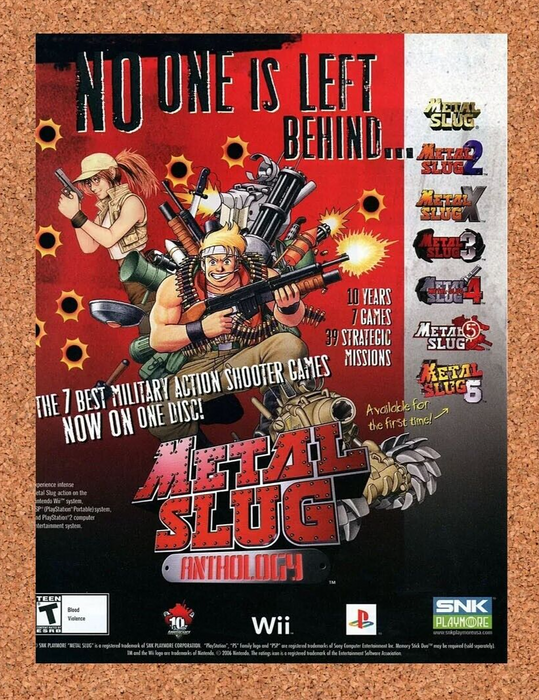 2007 Metal Slug Anthology Wii Original Ad - for just $17.99! 