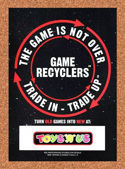 1996 Toys R Us Game Recyclers Original Ad - for just $18.49! 