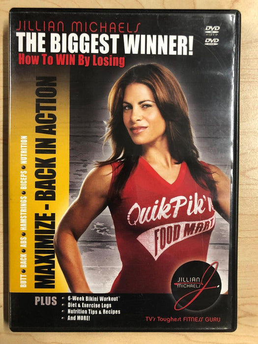 Jillian Michaels The Biggest Winner - Maximize Back in Action (DVD) - J0205 - for just $1.99! 
