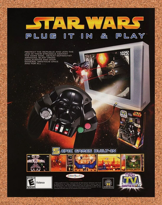 2007 Star Wars Plug It In & Play Original Ad - for just $17.99! 