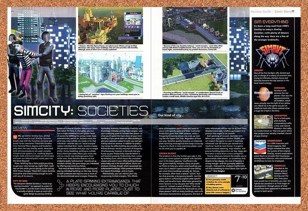 2008 Sim City Societies PC Original Ad v2 - for just $21.49! 