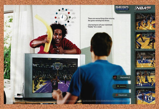 2002 NBA 2K2 PS2 Original Ad v1 - for just $23.99! 