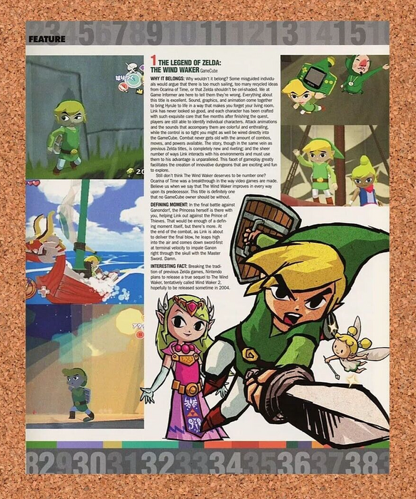 2005 Zelda Wind Waker GameCube Original Ad v5 - for just $17.99! 
