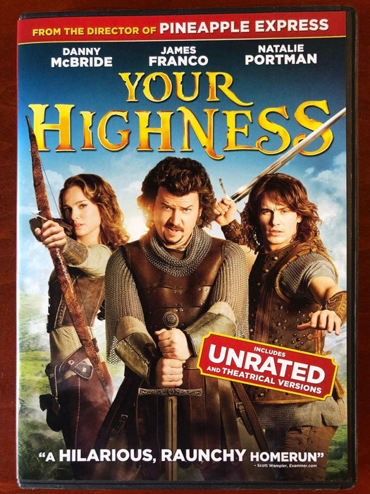 Your Highness (DVD, unrated and theatrical, 2011) - K10 - for just $3.99! 