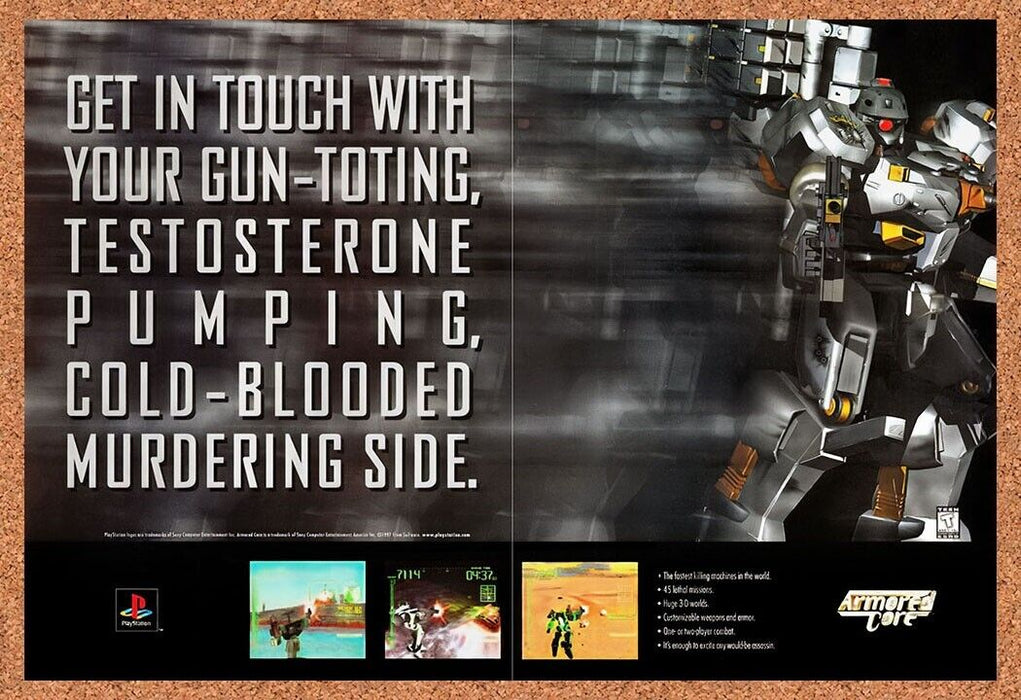 1997 Armored Core PS1 Original Ad v1 - for just $21.99! 