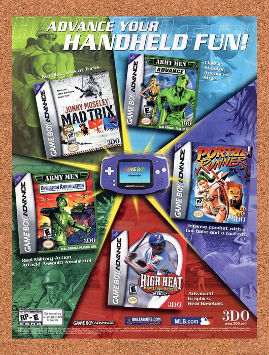 2001 3DO GBA Games Original Ad v1 - for just $17.99! 