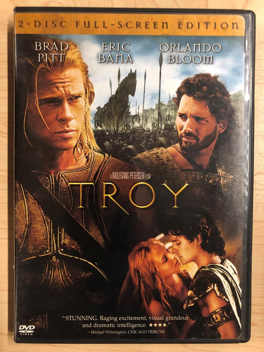 Troy (DVD, 2004, 2-Disc Full Frame) - J0917 - for just $1.99! 