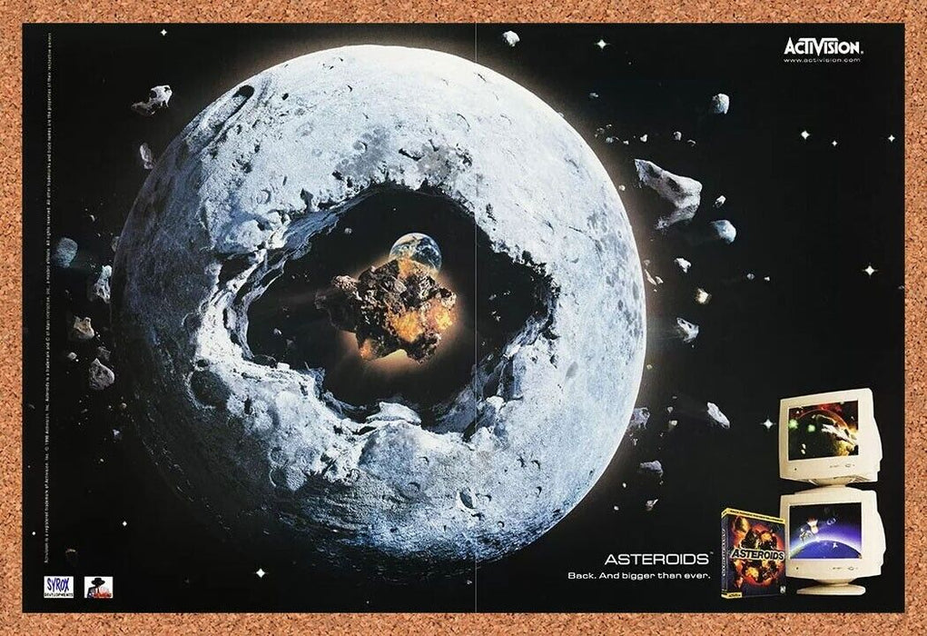 2001 Asteroids PC Original Ad - for just $21.49! 