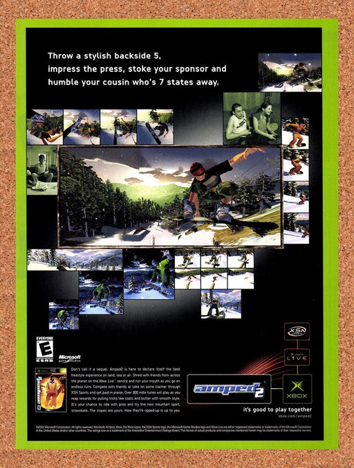 2003 Amped 2 Xbox Original Ad v1 - for just $17.99! 