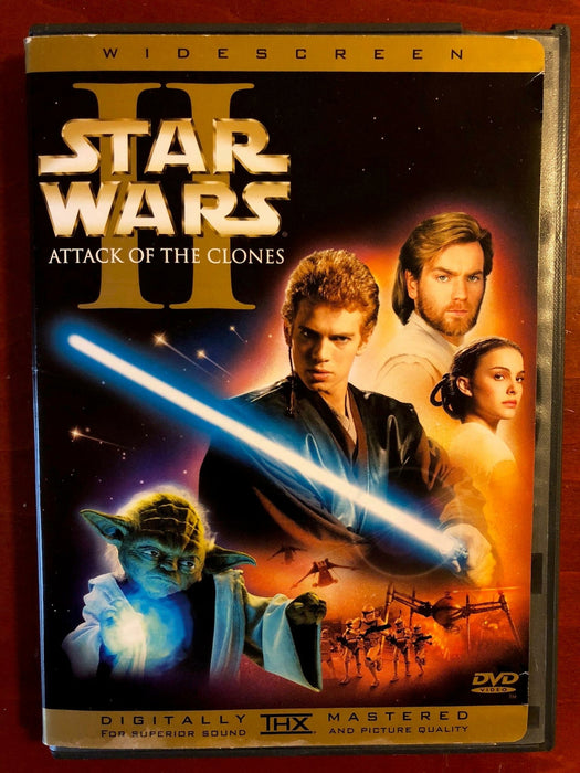 Star Wars II - Attack of the Clones (DVD, Widescreen, 2002) - K9 - for just $1.99! 