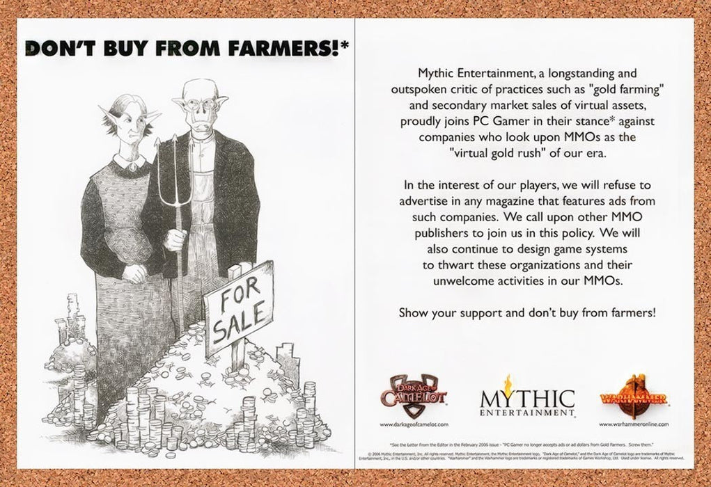 2006 Mythic Entertainment PC Games Original Ad v1 - for just $23.99! 
