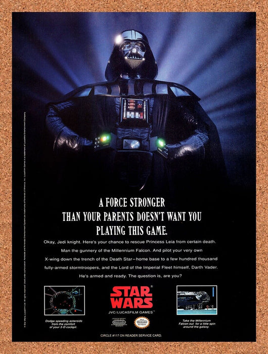 1992 Star Wars NES Original Ad v3 - for just $18.29! 