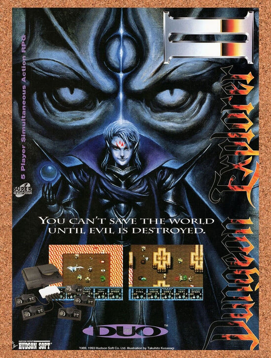 1993 Dungeon Explorer II TurboDuo Original Ad v1 - for just $17.99! 