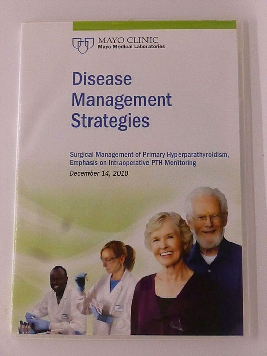 Disease Management Strategies - Hyperparathyroidism (DVD, 2010, Mayo) - G1219 - for just $2.99! 